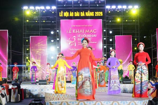 Khai mạc Lễ hội Áo dài Đà Nẵng 2026: Tôn vinh tinh hoa áo dài Việt bên sông Hàn