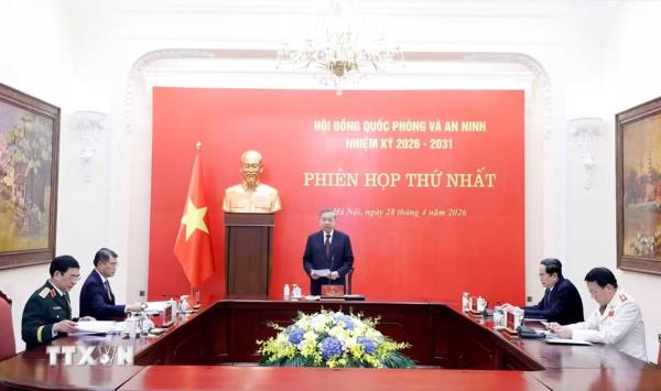 Tổng Bí thư, Chủ tịch nước Tô Lâm chủ trì Phiên họp thứ nhất Hội đồng Quốc phòng và An ninh nhiệm kỳ 2026-2031