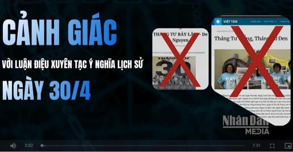 Cảnh giác với luận điệu xuyên tạc ý nghĩa lịch sử ngày 30/4