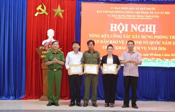 Xã Quế Phước phát huy sức mạnh của hệ thống chính trị và toàn dân bảo vệ an ninh Tổ quốc, đẩy lùi tệ nạn ma tuý
