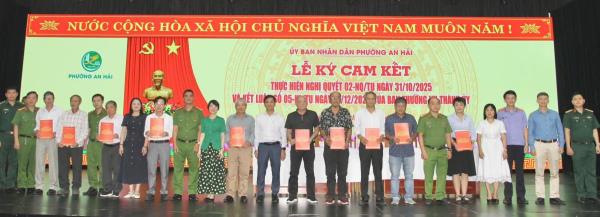 An Hải phấn đấu về đích sớm mục tiêu phường không ma túy