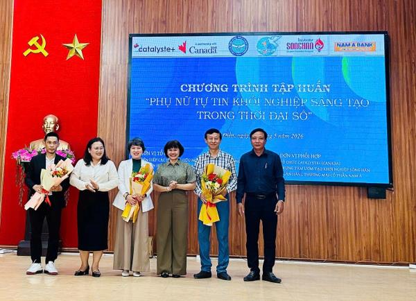 Phụ nữ xã Thăng Điền được trang bị kiến thức khởi nghiệp