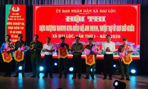 Sôi nổi Hội thi lực lượng tham gia bảo vệ an ninh trật tự ở cơ sở giỏi