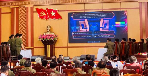 Khẳng định vai trò cánh tay nối dài của lực lượng công an xã
