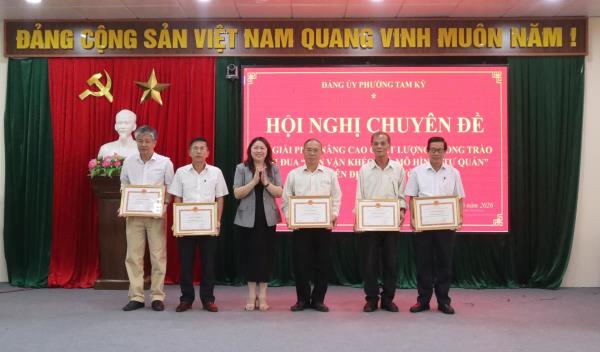Phường Tam Kỳ phát huy hiệu quả 118 mô hình Dân vận khéo, Tự quản trên địa bàn
