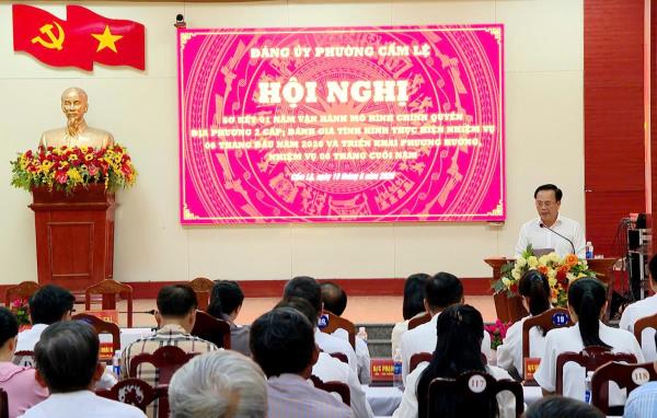 Tỷ lệ số hóa kết quả giải quyết hồ sơ của phường Cẩm Lệ đạt 100%
