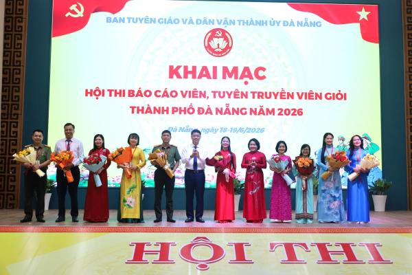 Đà Nẵng tổ chức vòng chung khảo Hội thi Báo cáo viên, Tuyên truyền viên giỏi
