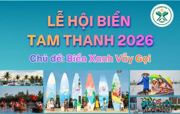 Nhiều hoạt động sôi nổi tại Lễ hội biển Tam Thanh 2026