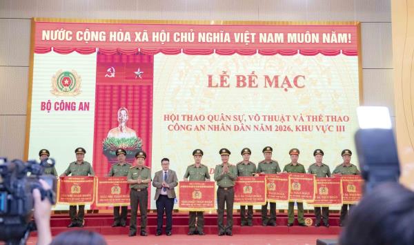 Công an tỉnh Đắk Lắk giành giải Nhất tại Hội thao quân sự,  võ thuật và thể thao CAND khu vực III