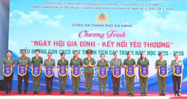 Ngày hội gia đình Công an TP Đà Nẵng: Lan tỏa yêu thương, vun đắp hậu phương vững chắc