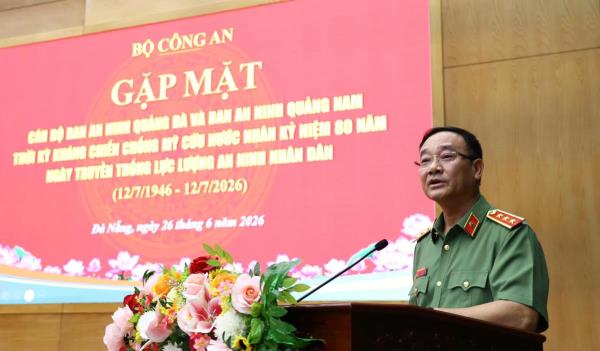 Tiếp nối truyền thống An ninh Quảng Đà - Quảng Nam, xây dựng lực lượng Công an nhân dân tinh nhuệ, hiện đại