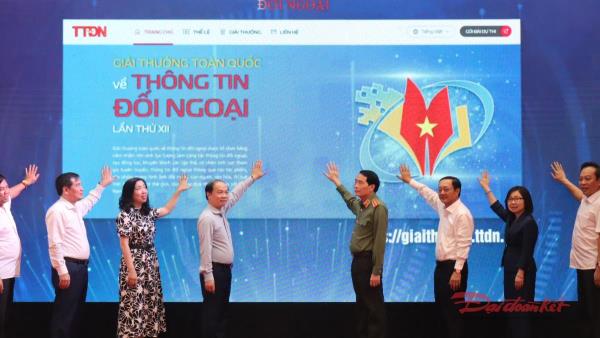 Phát động Giải thưởng toàn quốc về thông tin đối ngoại lần thứ XII