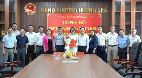 Bà Trương Thị Yến Ngọc giữ chức Phó Giám đốc phụ trách BQL dự án phường Hương Trà