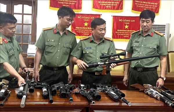 Triệt phá đường dây sản xuất, mua bán linh kiện súng quy mô lớn trên không gian mạng