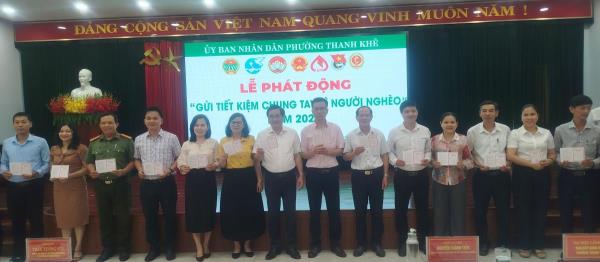Phường Thanh Khê phát động phong trào thi đua Gửi tiết kiệm chung tay vì người nghèo năm 2026