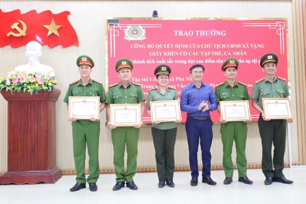 Công an xã Phú Ninh quyết liệt giữ vững an ninh, trật tự địa bàn