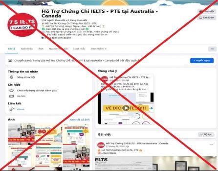 Cảnh giác thủ đoạn lừa đảo dưới hình thức thi hộ chứng chỉ IELTS, PTE