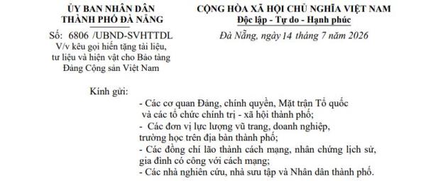 Chung tay gìn giữ di sản lịch sử, góp phần xây dựng Bảo tàng Đảng Cộng sản Việt Nam