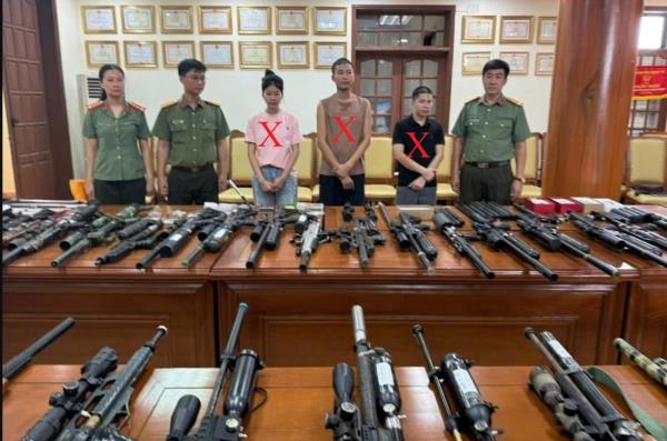 Triệt phá đường dây sản xuất, mua bán linh kiện súng quy mô lớn trên không gian mạng