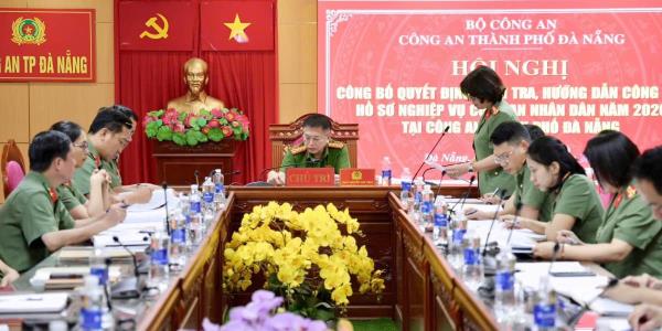 Cục Hồ sơ nghiệp vụ (Bộ Công an) kiểm tra, hướng dẫn công tác hồ sơ nghiệp vụ tại Công an TP Đà Nẵng