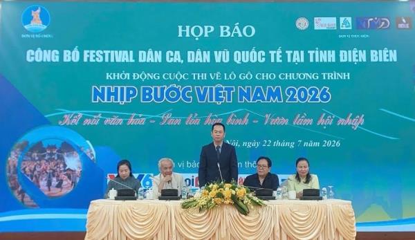 Festival Dân ca, Dân vũ quốc tế 2026 sẽ diễn ra tại Điện Biên