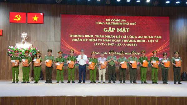 Công an thành phố Huế tri ân thương binh, thân nhân liệt sĩ Công an nhân dân