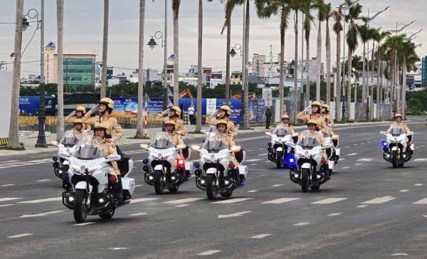 Công an TP Đà Nẵng phân luồng giao thông phục vụ Hội thao Công an nhân dân năm 2026