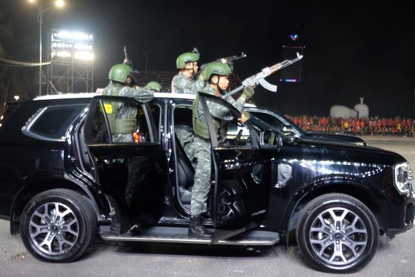 Hoàn thiện những khâu cuối cho Lễ khai mạc Hội thao CAND
