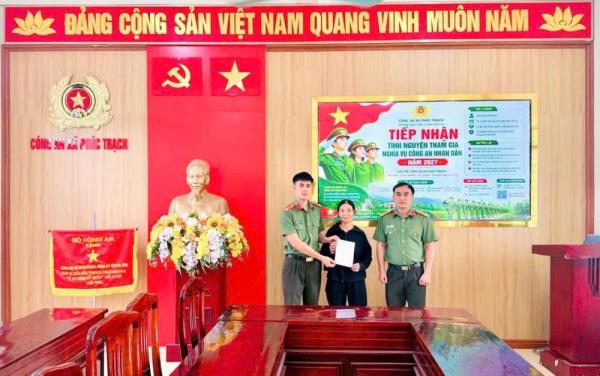 Tình nguyện viết đơn thực hiện nghĩa vụ tham gia CAND năm 2027