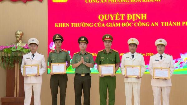 Công an phường Hòa Khánh được đánh giá hoàn thành xuất sắc nhiệm vụ 2 quý liên tiếp