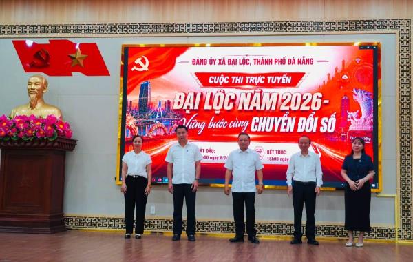 Phát động cuộc thi trực tuyến Đại Lộc năm 2026 - Vững bước cùng chuyển đổi số