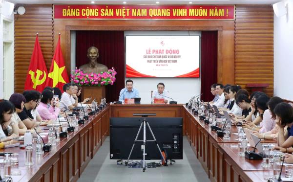 Phát động Giải Báo chí toàn quốc Vì sự nghiệp phát triển Văn hóa Việt Nam lần thứ tư
