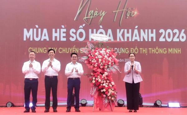 Lãnh đạo thành phố Đà Nẵng tham dự Ngày hội Mùa hè số Hòa Khánh 2026