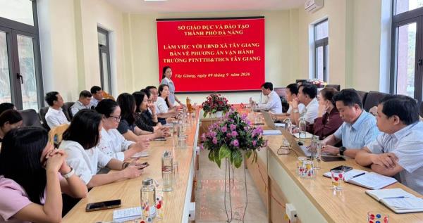 Hỗ trợ Trường Phổ thông nội trú Tiểu học và THCS Tây Giang sớm hoạt động ổn định