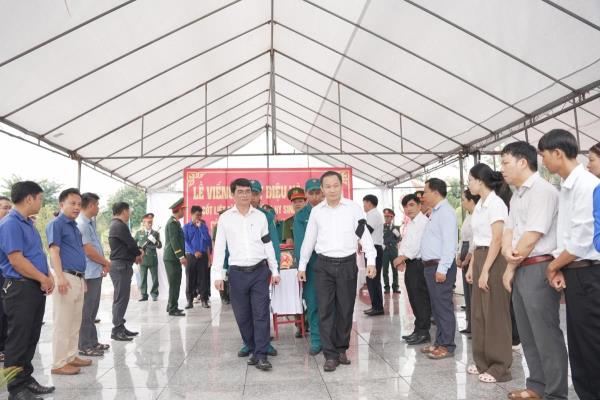 Nông Sơn truy điệu và an táng 2 hài cốt liệt sĩ