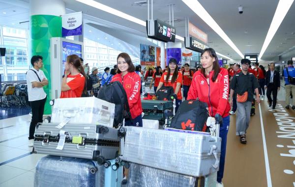 Đại quân Thể thao Việt Nam đã đến Nhật Bản