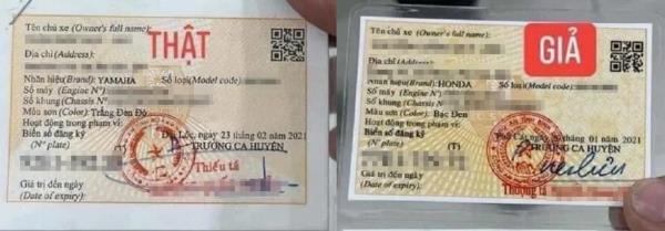 Cảnh báo thủ đoạn dùng AI làm giả giấy đăng ký xe để lừa đảo