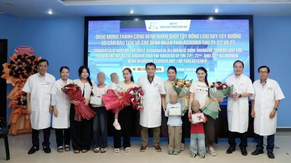 Ca ghép tủy đặc biệt từ người hiến 18 tháng tuổi
