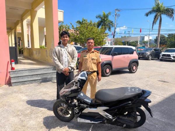 Từ phản ánh trên mạng xã hội, CSGT Đà Nẵng tìm lại xe máy bị mất trộm