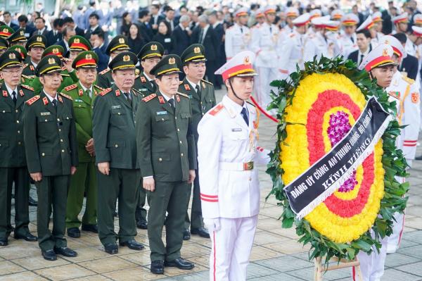 Những hình ảnh của Tổng Bí thư sẽ mãi mãi khắc ghi trong tâm trí nhân dân và lực lượng CAND
