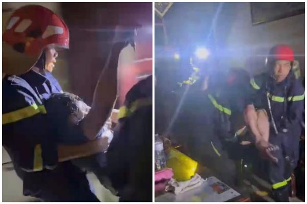 Chuyện về Đại úy Công an băng mình qua lửa dữ, cứu cháu bé 13 tháng tuổi