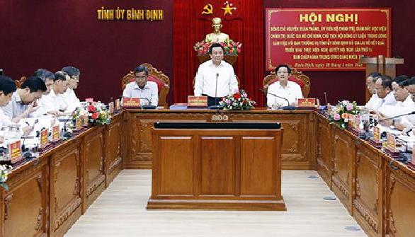 Chuẩn bị hợp nhất Bình Định và Gia Lai