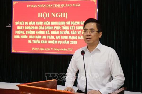 Quảng Ngãi đảm bảo an ninh, an toàn trong thời điểm hợp nhất tỉnh