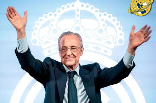Bố già Florentino Perez tái đắc cử Chủ tịch Real Madrid