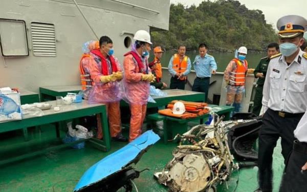 Tìm thấy hộp đen của trực thăng Bell 05- VN-8650