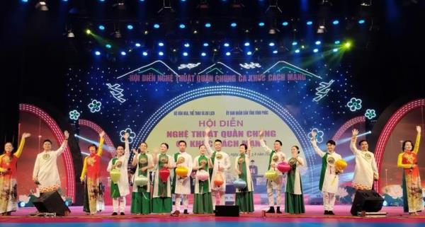 Quảng Nam đoạt nhiều huy chương tại Hội diễn Nghệ thuật quần chúng ca khúc cách mạng toàn quốc năm 2023