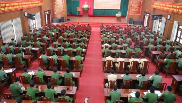 Công an Đắk Nông quán triệt Quyết định của Ban Bí thư và Ban Thường vụ Tỉnh ủy về quy chế phối hợp