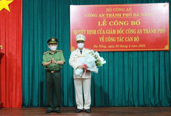 Bổ nhiệm Phó trưởng Công an quận Hải Châu và Công an quận Thanh Khê