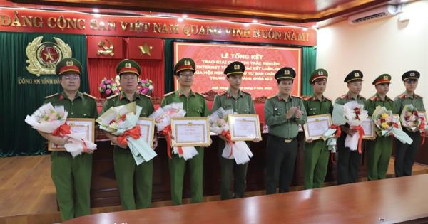 Lan tỏa Cuộc thi trắc nghiệm trên Internet tìm hiểu Nghị quyết của Đảng ở Công an Đắk Nông