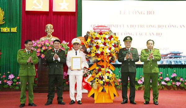 Thượng tá Hồ Xuân Phương được bổ nhiệm Phó Giám đốc Công an tỉnh Thừa Thiên- Huế